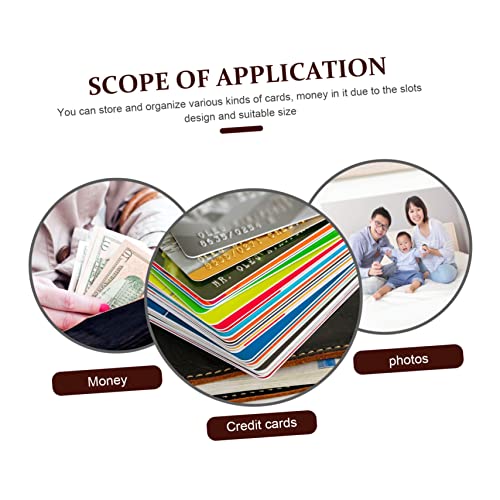 VALICLUD Men's PU Leather Wallet Small Card Holder Pouch Compact Change Bag for Credit Id Cards Storage for Pocket Use3