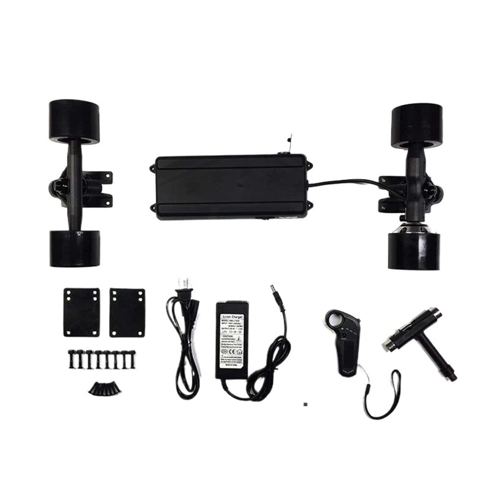 Kit de Skateboard électrique à Quatre Roues, Bricolage, contrôleur de Moteur 350W, télécommande électrique, pièces de Longboard, Ensemble Complet d'accessoires Bricolage Facile