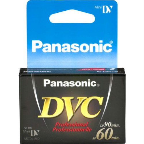 Capture Every Frame with Precision: PANASONIC DVM-60XJ1 Professional Quality Mini Digital Videocassettes for Reliable Archiving