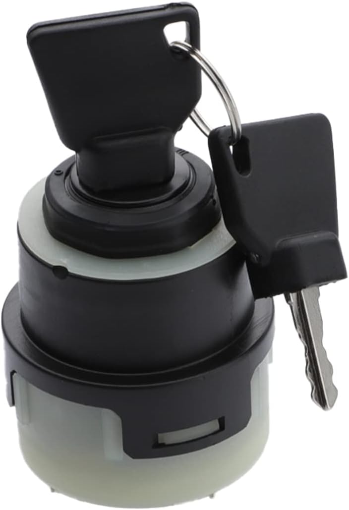Ignition Switch With 2 Keys Compatible with JCB New Holland NH Case JCB 3CX 4CX - 9 stitches - 701/80184 50988 85804674 -Lawn Mower Tractor Ignition Switch