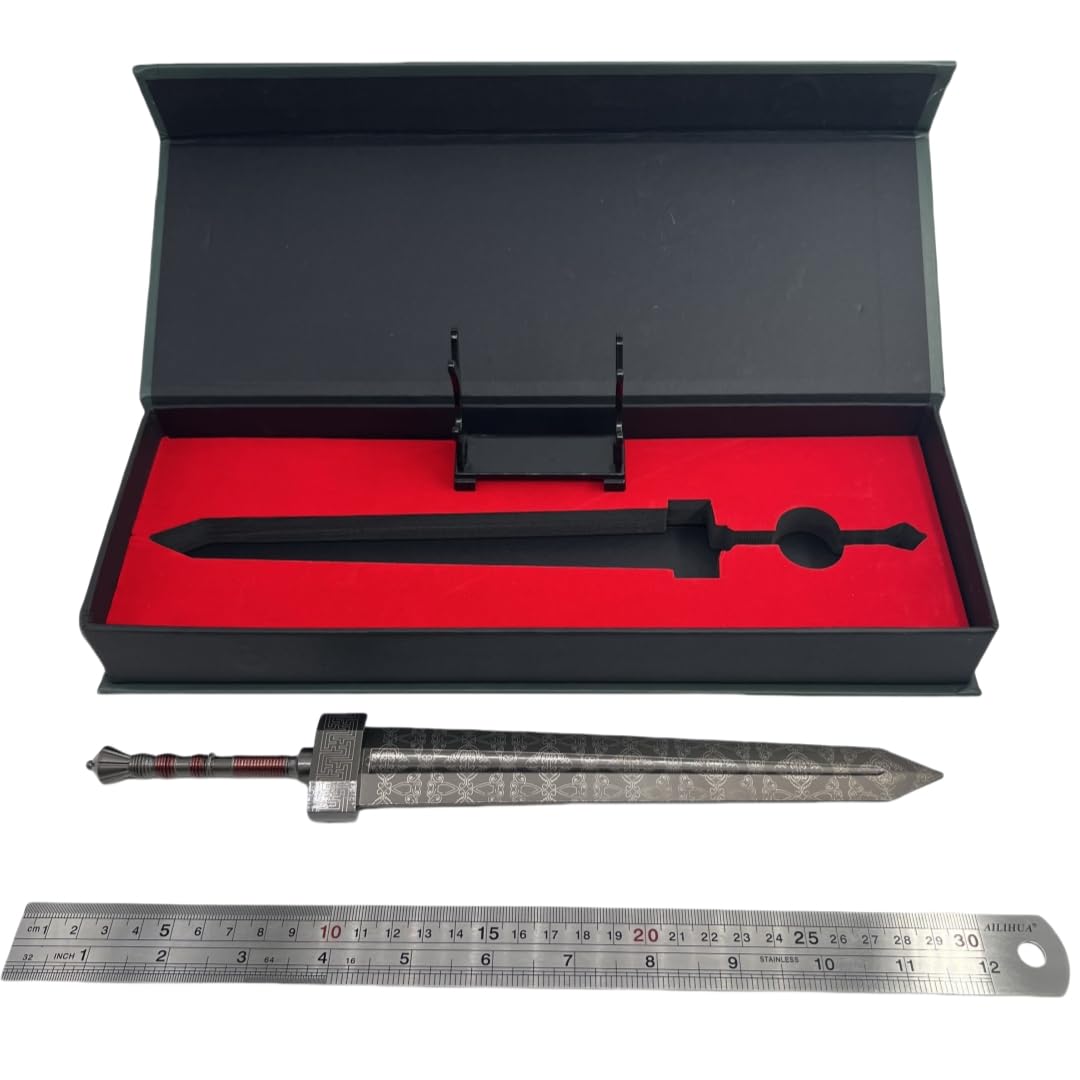 Superbuybox Game Elden Ring 12''Colossal Sword Greatsword Martial Arts Knife Action Figures Game Collection Keychain Gift Desk Decoration Giftbox