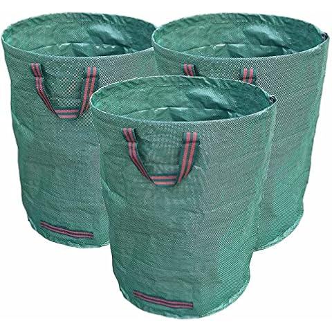 Artillen Juego de 3 sacos de jardín de 160 L Cover