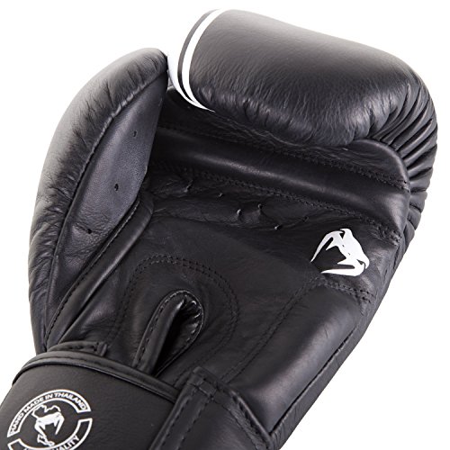 Venum Bangkok Spirit Boxing Gloves - Nappa Leather - Black - 10 Oz #TOP2