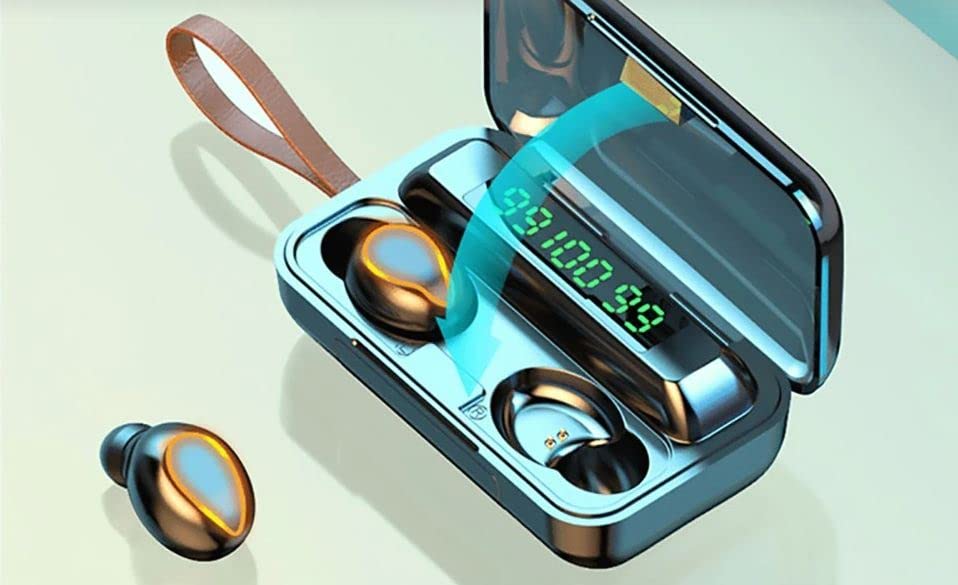 Image of ATEVON F9 TWS Wireless Earbuds - Bluetooth 5.0 in-Ear Headphones with Touch Control, Waterproof Sports Earphones with Charging Case & Hi-Fi Stereo Sound