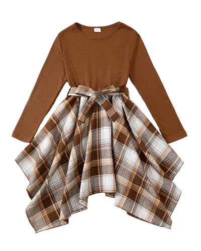 Girls Dress Girl Fall Outfit Teen Girl Casual Dresses Irregular Dresses for Kids