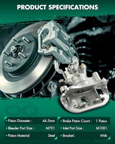 Image of SCITOO Rear Right Brake Caliper With Bracket 19B2755 Compatible For Toyota For MR2 Spyder 2000-2002