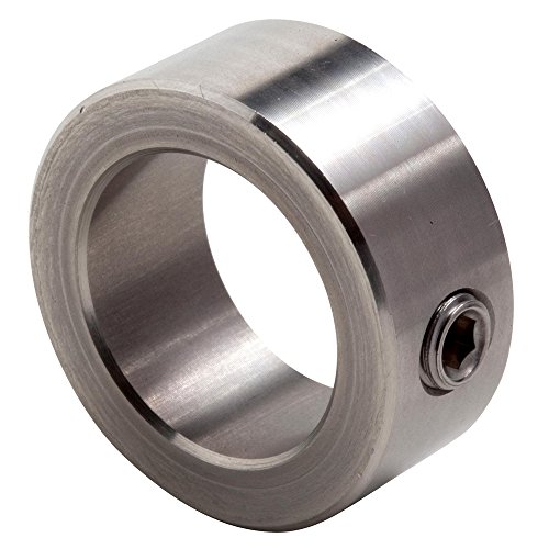 Climax Part C-206-S, T303 Stainless Steel, Set Screw Collar, 2 1/16 inch bore, 3 inch OD, 7/8 inch Width, 1/2-13 x 1/2