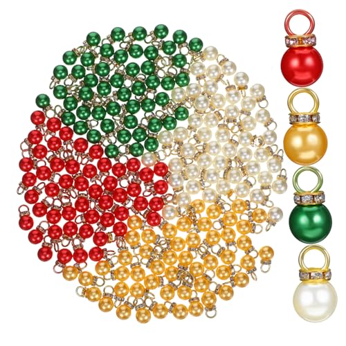 Mini boules de Noël perles légères pour décorer les petits sapins fragiles