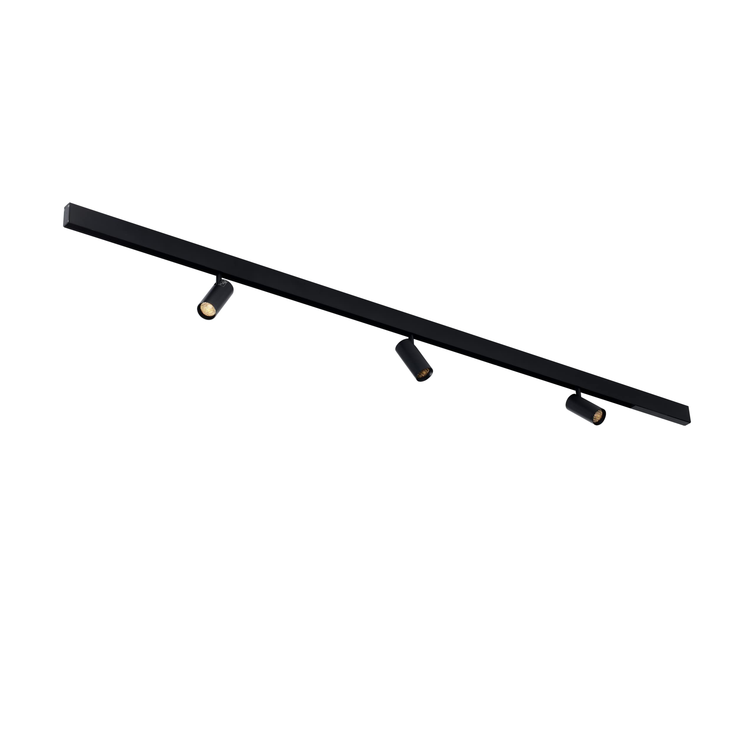 Qub Line Single Rail Spot Hue – Spot LED magnétique 48V – noir – compatible Zigbee – éclairage intelligent – pour rail Line – design moderne