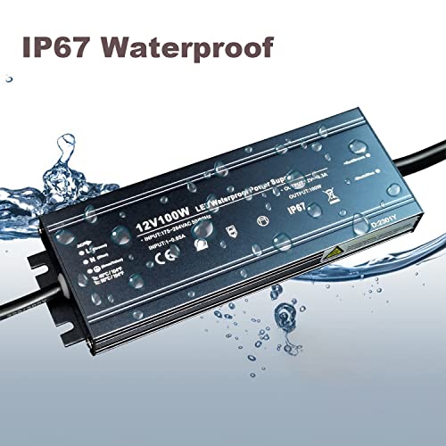 Transformateur 220v 12v 100W pour stopper le scintillement des LED