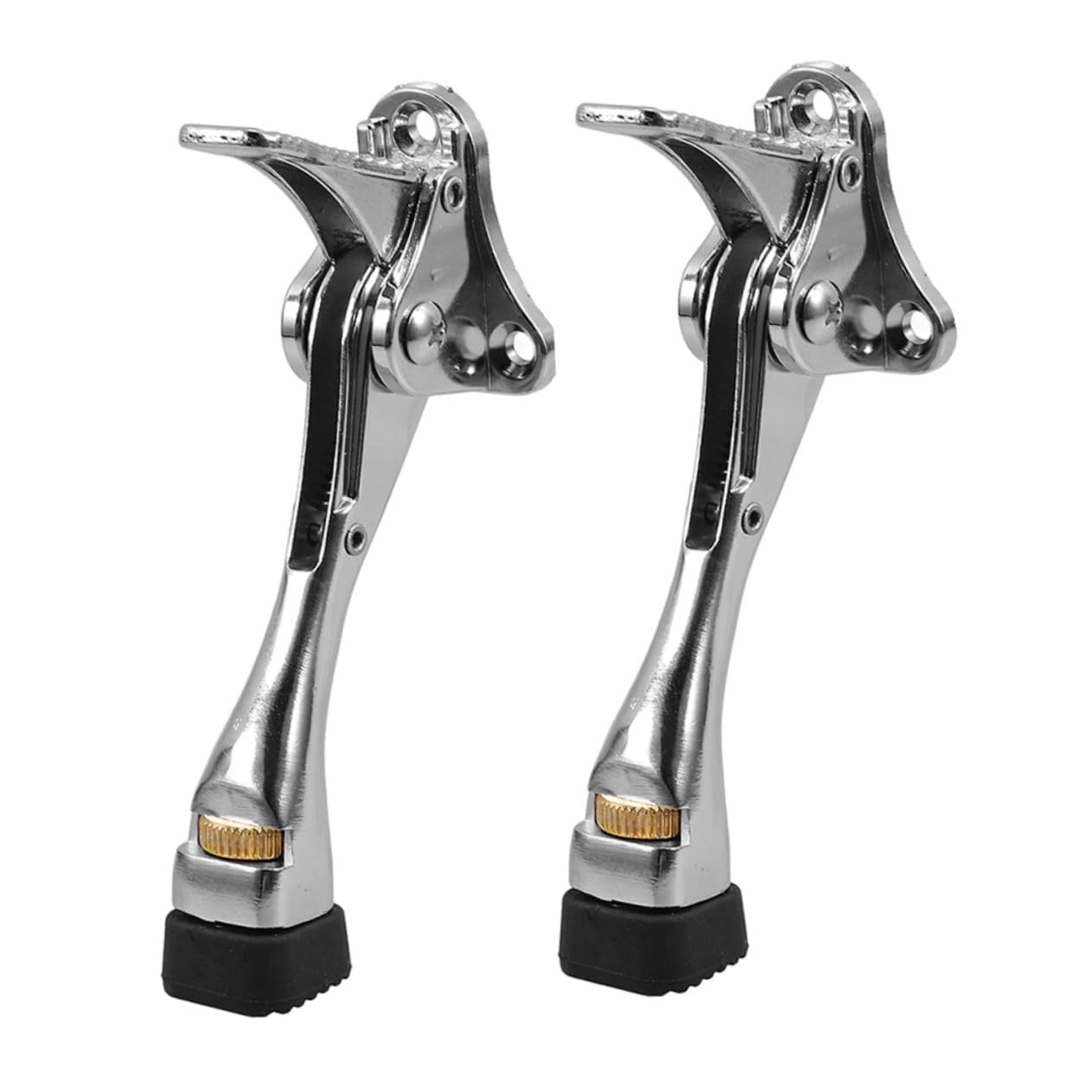 Butée de porte semi-automatique STOBAZA en lot de 2 pièces pour intérieur et bureau