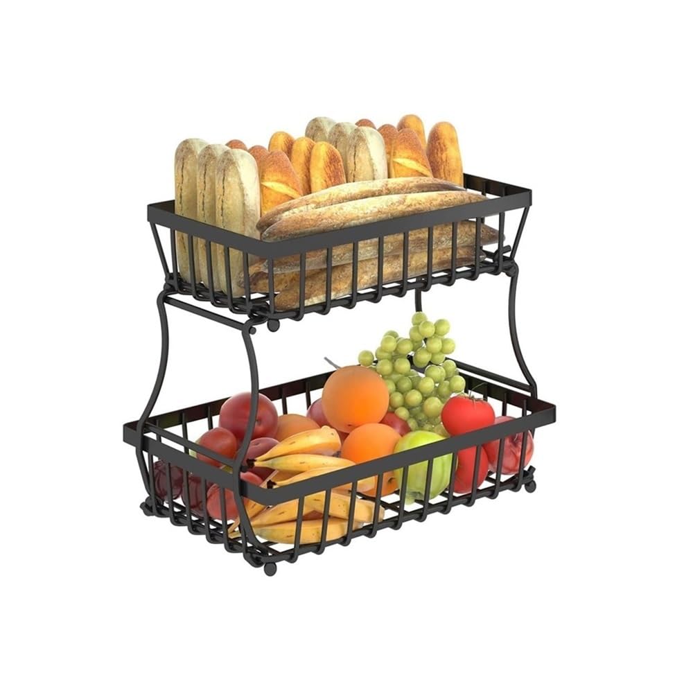 Zhaoj24-05 Fruit Racks Fruit Storage Basket Countertop Bread Vegetable Bowl Stand Detachable