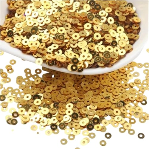 Lifabola LIFABOLA 5mm Gold Pailletten