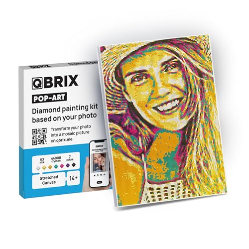 QBRIX Framed Diamond Art from Any Photo - 12 x 17 inches - Image 2