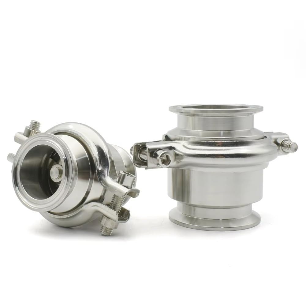 Válvula antirretorno vertical sanitaria SUS304 Tri-Clamp 19-102mm
