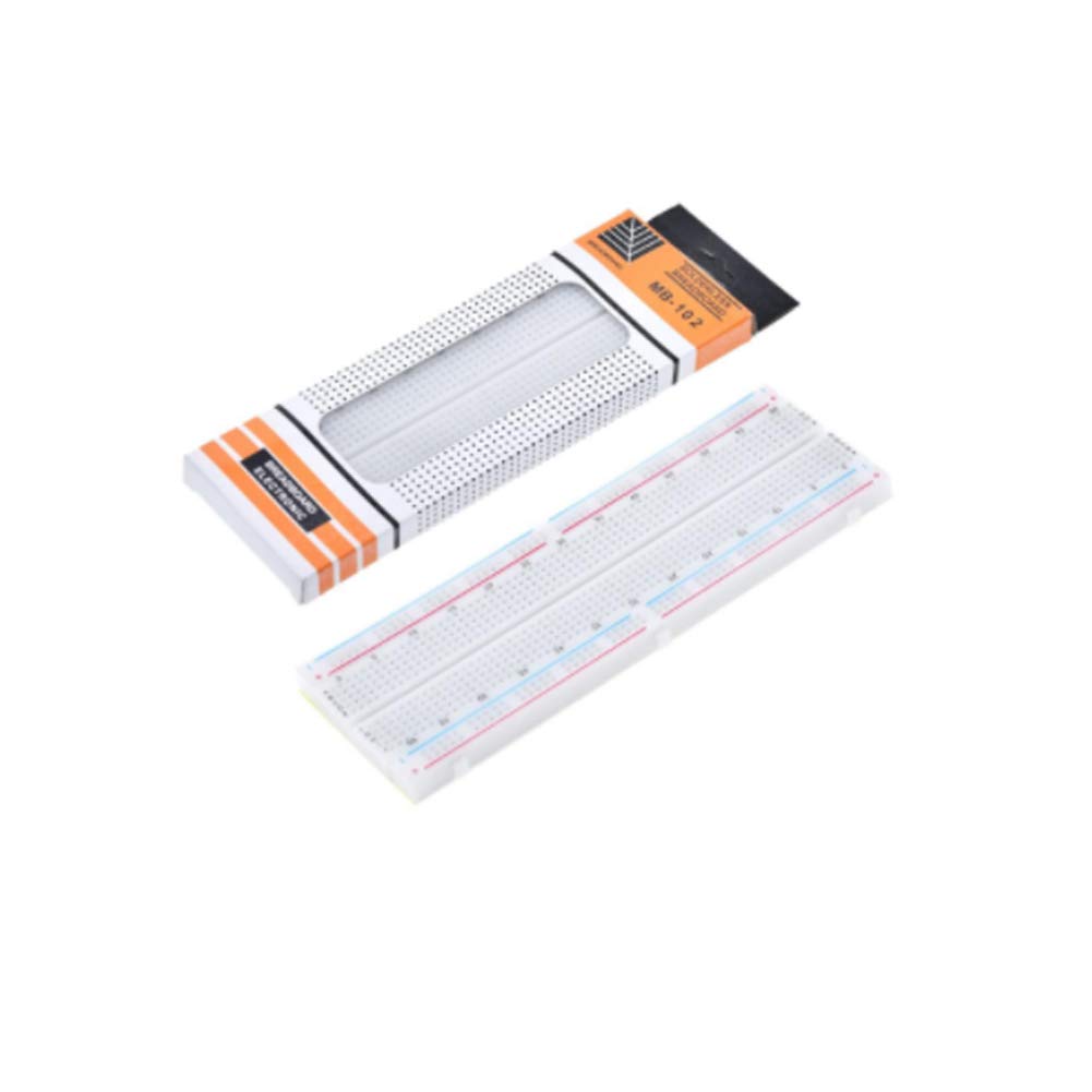 ChooseU Breadboard 830 Point PCB Board MB-102 MB102 Test Develop DIY kit nodemcu raspberri pi 2 LCD High Frequency (Breadboard)