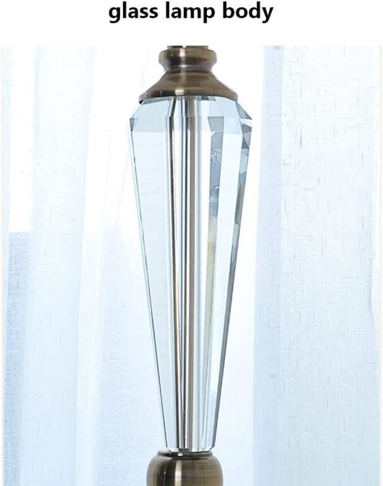 テーブルランプ おしゃれ ベッドサイドランプ テーブルライト エレガントなガラスランプシェードテーブルランプクリスタルランプ本体ベッ