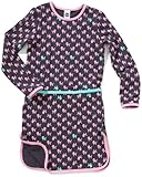 Sanetta Mädchen Schlafshirt, Tierdruck 242175, Gr. 140, Grau (1659)