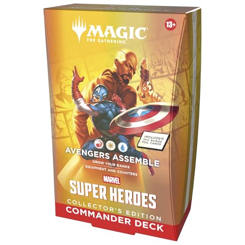 Deck Commander Magic: The Gathering | Marvel Super Heroes - Vengeurs, Rassemblement édition Collector (Version Anglaise)