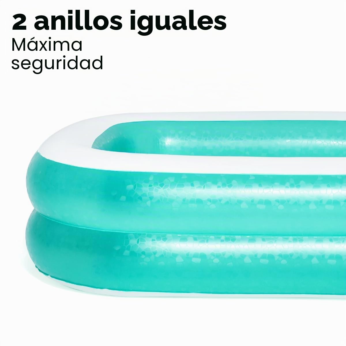 Bestway 54150 Family - Piscina Hinchable para niños, 200 x 146 x 48 cm, Color Azul