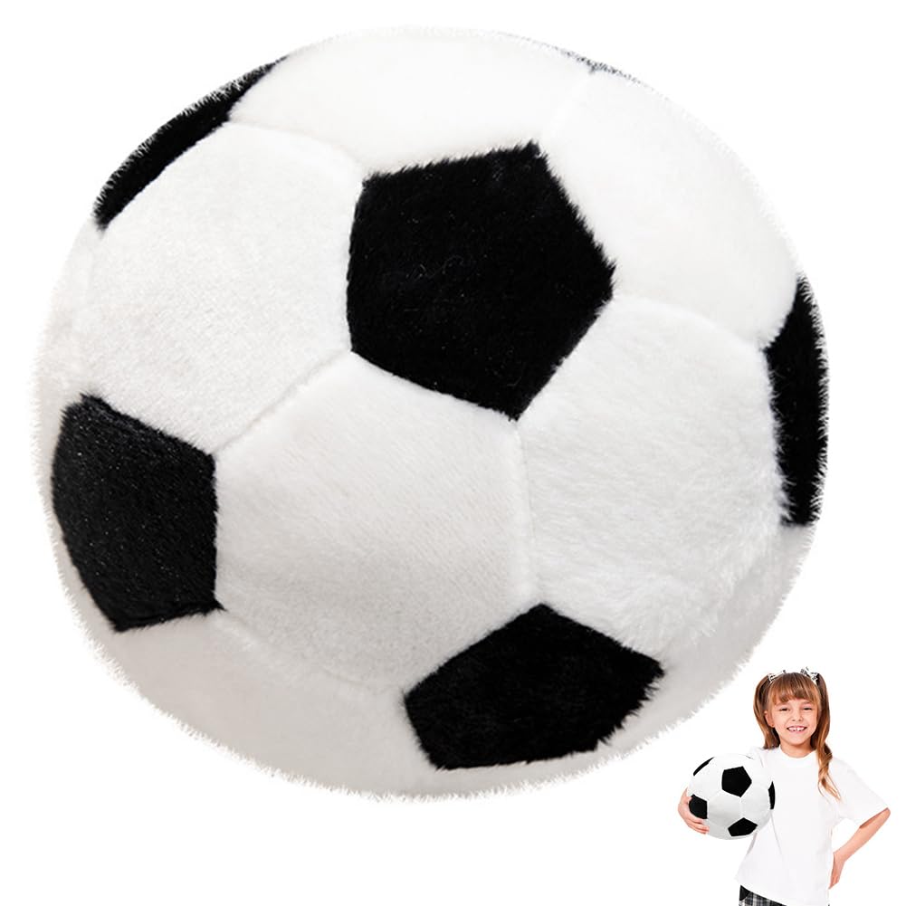 VorPrillynt Soccer Plushies Toy, Soccer Soft Toy Sports Theme Plush Toy Pillow, Soft Stuffed Sports Decor Gift for Teen Girls Boys