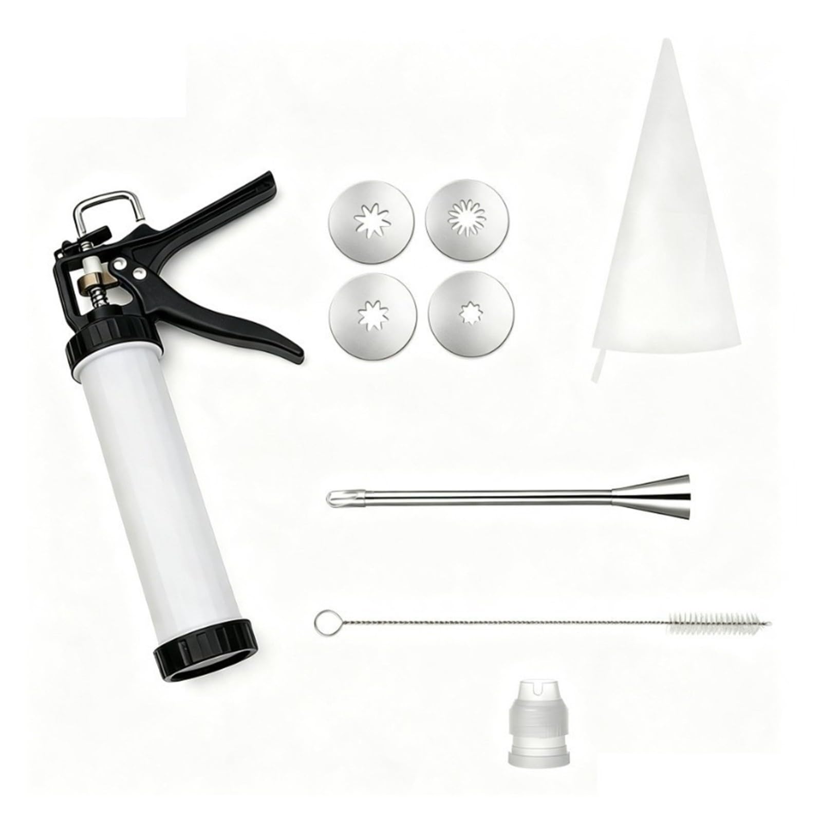 Générique Ensemble de Poche à Douille et Pistolet crème, pochoirs créatifs