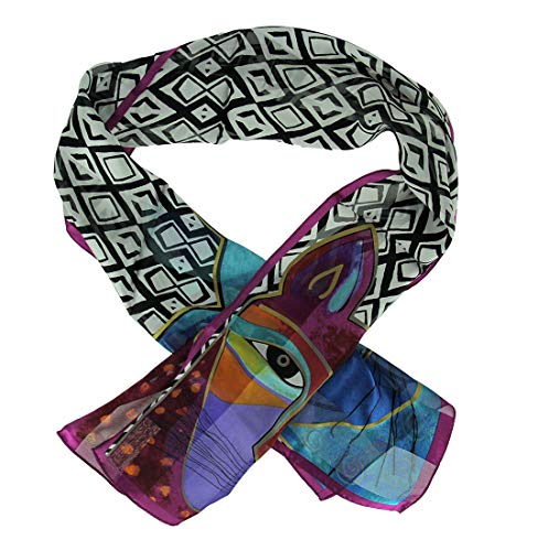 Laurel Burch Silk Scarf Whiskered Cats
