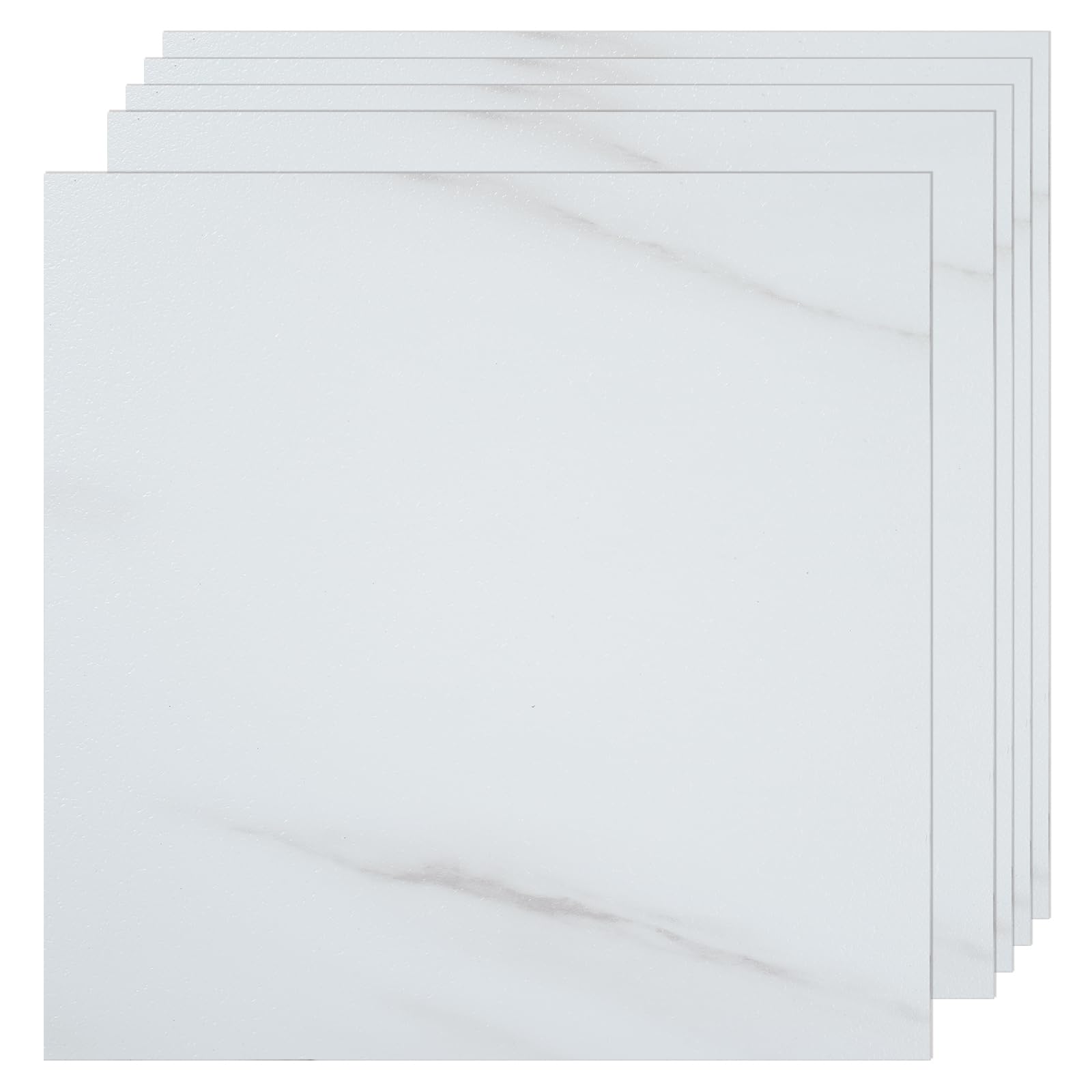 VallisCo 30-Pack Peel and Stick Vinyl Floor Tiles, 12"x12" Self-Adhesive Waterproof Peel and Stick Flooring Planks DIY for Bathroom, Kitchen, Living