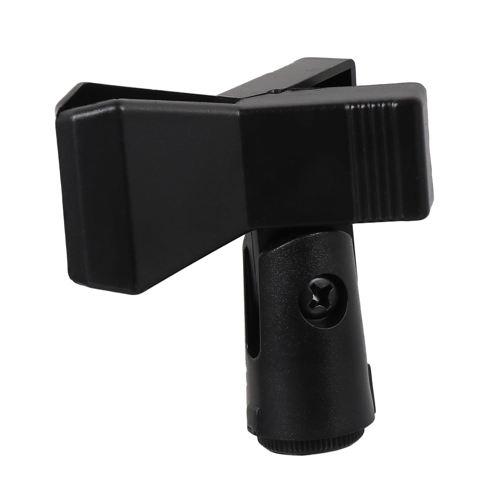 Yardwe 3pcs Plastic Clip Clamps Mic Holder Mic Mount Plastic Clothespin-style Clip Holder Holder Black Alloy