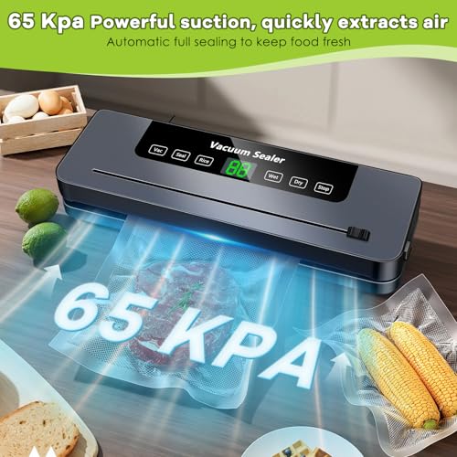 Comeder 6-in-1 30cm Vacuum Sealer with LED Display