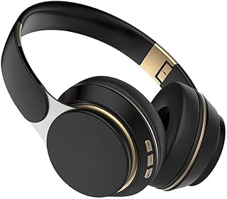 Wireless Headphones over Ear Headphone for Tv Listening, Pc, Phones, Foldable over Ear Headphones Wireless Headphone, Wireless Gaming Headphones Overhead with Mic, Cordless Earphones Head Phone Cheap