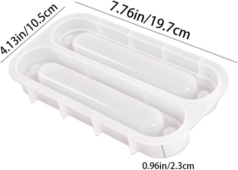 2 PCS Dice Storage Box Resin Mold Resin Molds Silicone Dice Box Molds with Lid Resin Casting Dice Box Resin Casting Molds Dice Storage Box Epoxy Silicone Dice Box for DIY Dices Storage Case Making