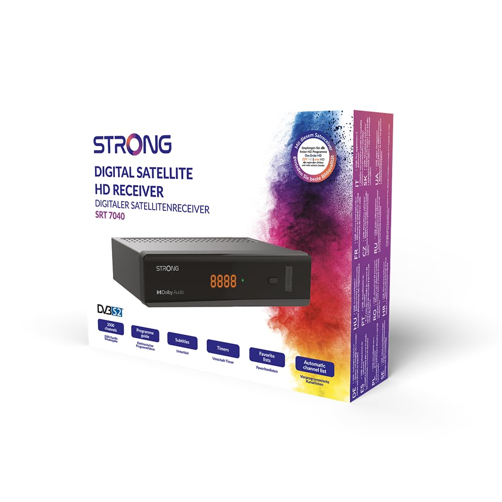 Strong SRT 7040 Satellitenreceiver DVB-S2 HDTV-Empfänger