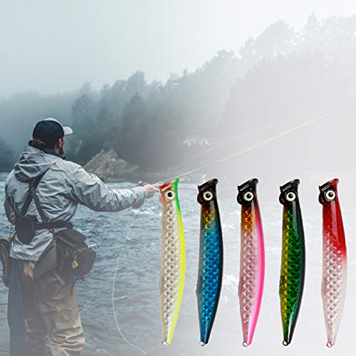 Iscas de pesca falsas, 11 cm 13 g Isca falsa artificial biônica com ganchos ferramenta de pesca – Ve