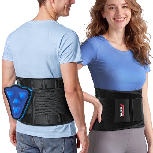 FEATOL Back Brace for Lower Back Pain Relief