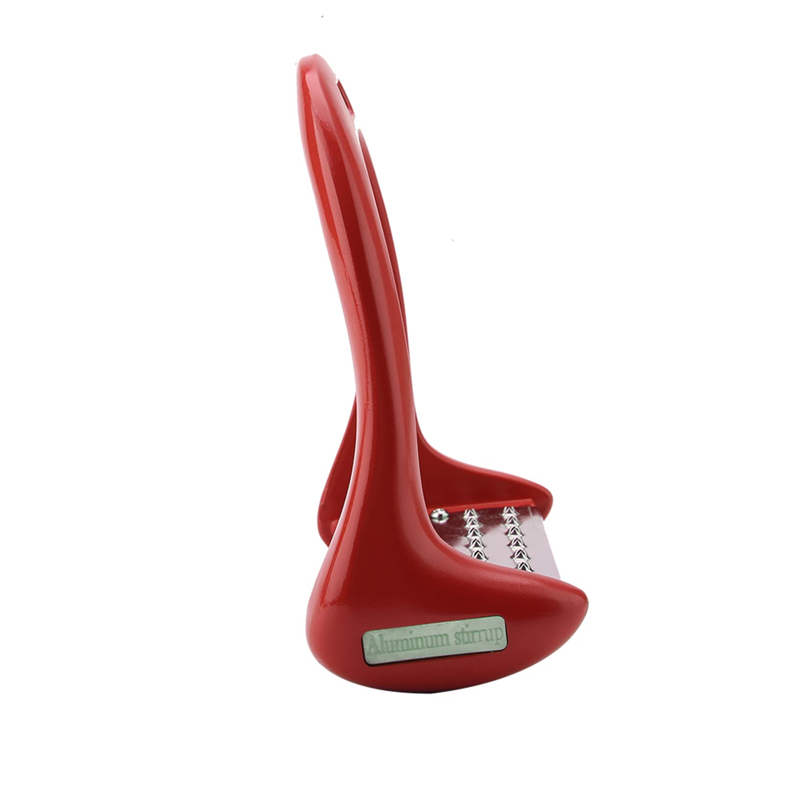 Estribo para equitación con Almohadilla Antideslizante de Acero Inoxidable, Estribo de Silla de Montar de Aluminio para hípica, diseño Duradero y Ligero con 5 Opciones de Color