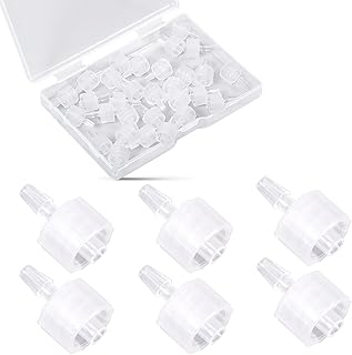 30pcs Syringe Adapter, Male Luer Lock 3/32 Inch Luer Lock Connector Kit to Syringe Coupler Adapter Luer Adapter