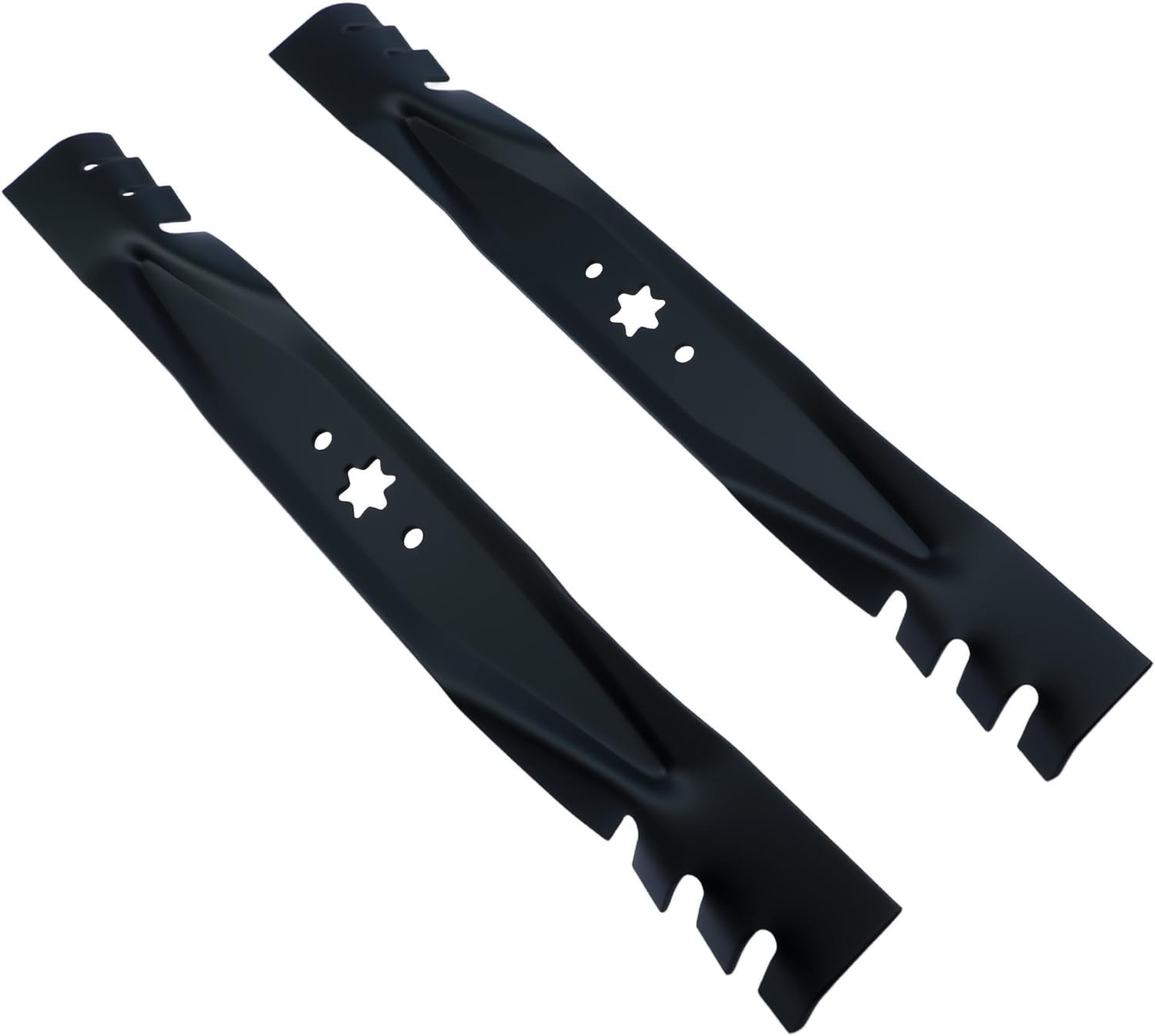 42" Mulching Blades Replacement 2 Pack - Compatible with Cub Cadet XT1 XT2 LT42 LTX1040 RZT-L42, MTD, Troy Bilt 942-04308 942-04308-X 742-0616 942-04126, Fits 42-Inch Deck Lawn Mowers (942-04308-X)