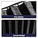 ZATOOTO 4 PCS Side Window Sun Shade Black Privacy Sunshade - Magnetic Curtain Blinds Covers - Keeps Cooler Screen for Sleeping Camping Accessories