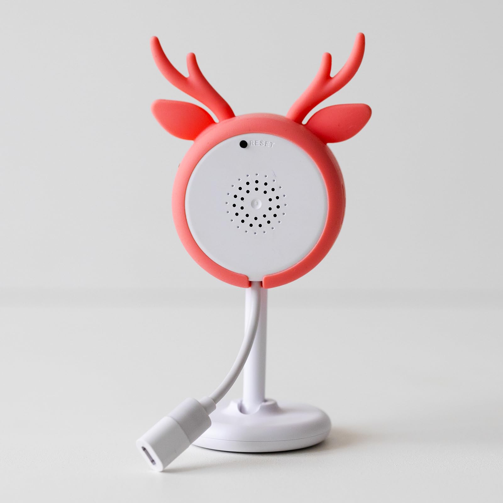 BABYSURE&CONFORT Camara Vigilancia Bebe - 4MP, Soporte Flexible y Rigido, Luz LED, Vigilabebes con Audio Bidireccional, Vision Nocturna, Alarma Llanto y Movimiento, Wi-Fi 2.4GHz Smart App móvil (Rosa)