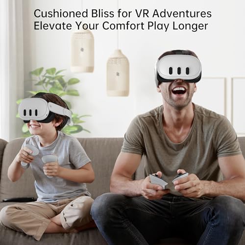 HIBLOKS Head Strap for Meta Quest 3 Accessories, Adjustable Elite Strap for Oculus Quest 3 Headset Replacement Accessories, Y-shape Comfort Lightweight VR Head Strap