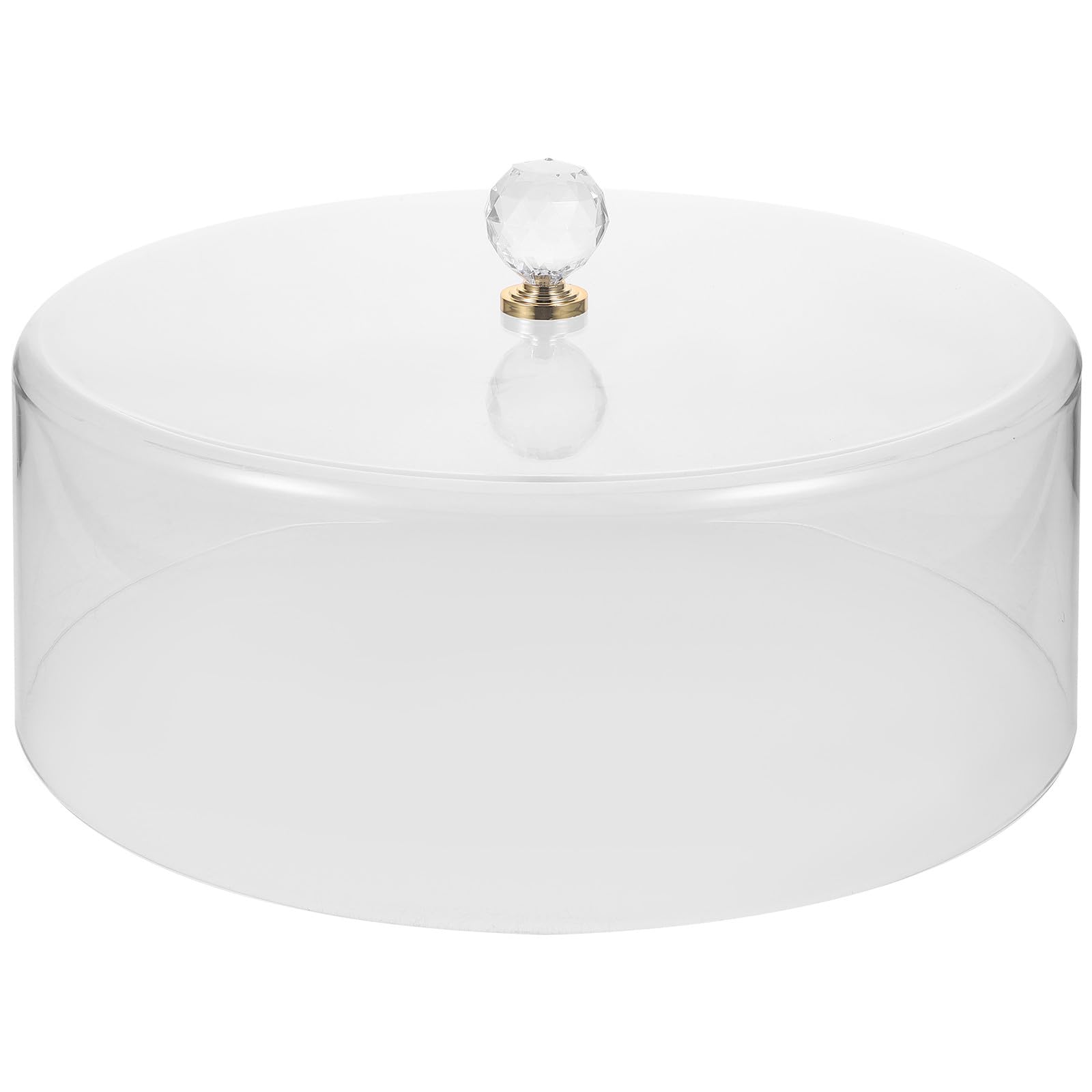 Couvercle de Dôme Anti-poussière Pratique en Acrylique Transparent pour Gâteau et Fruits pour Anniversaire et Shower