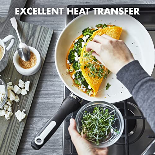 Image of GreenPan CC002633-001 Rio Ceramic Frying Pan, 10'' Frypan, Black