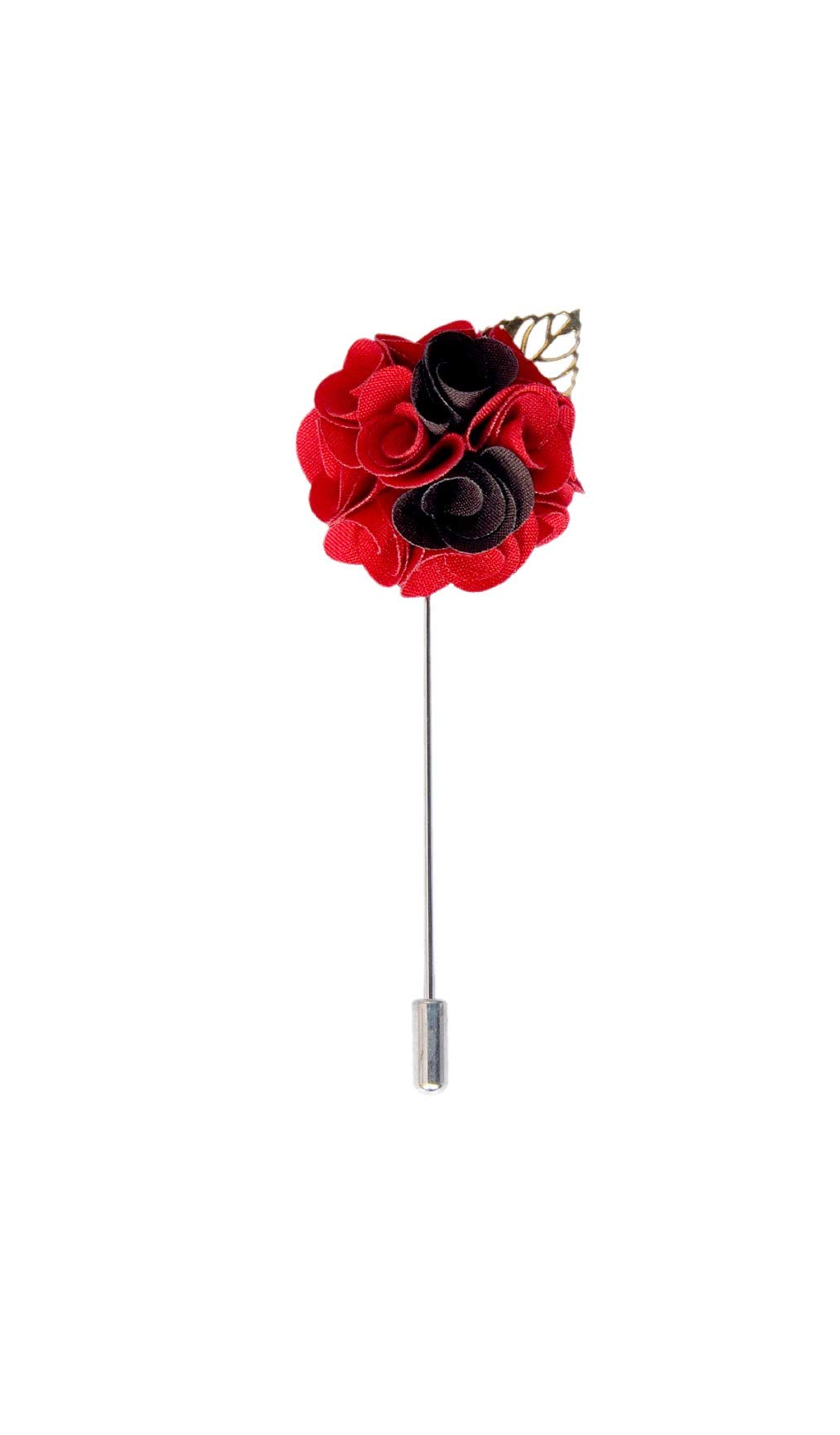 Multicolour Flower Lapel PIN Boutonniere Brooch for Men Leaf-image-48