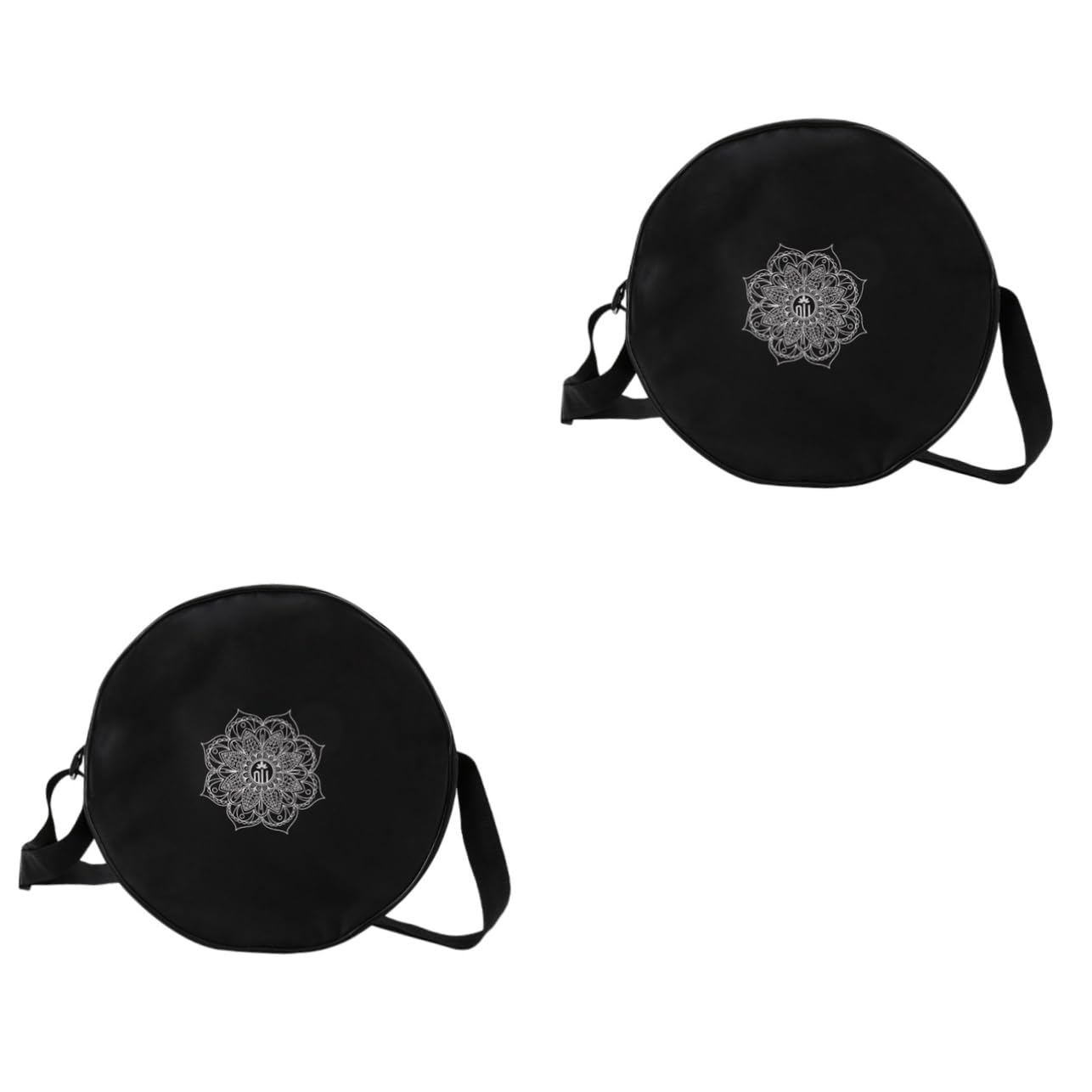 Happyyami 2stücke Yoga Aufbewahrungstasche Große Kapazität Sportzubehör Yoga Block Tasche Rückroller Organisator Tragegurt Für Yogazubehör