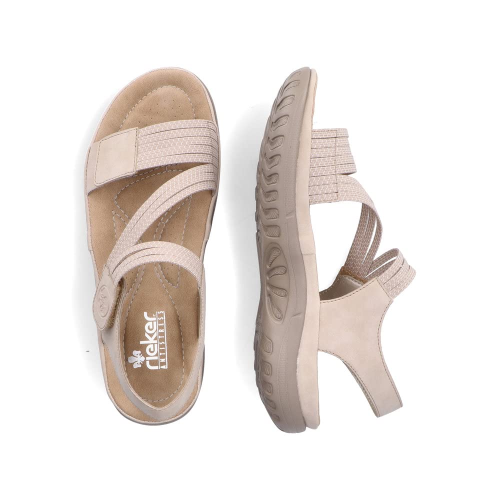 Rieker Femme Sandales 64870, Dame Sandales Fines