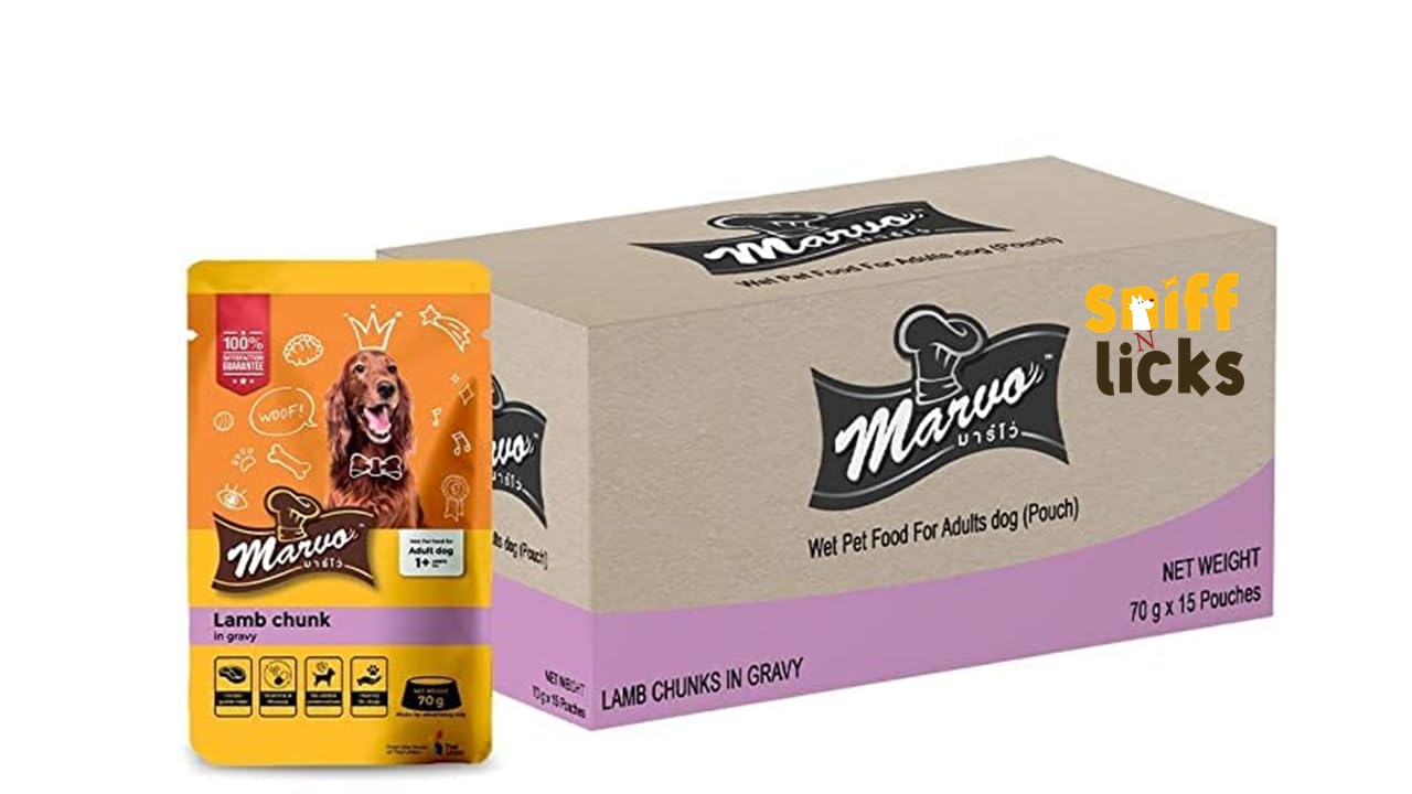 See full amazon price history chart for Marvo Wet Dog Food for Adult Dogs, 70g (Pack of 60) | Lamb Chunk in Gravy for Adult Dogs | 100% Human Grade Meat, 0% Byproducts by Sniff N Licks Marvo Wet Dog Food for Adult Dogs, 70g (Pack of 60) | Lamb Chunk in Gravy for Adult Dogs | 100% Human Grade Meat, 0% Byproducts by Sniff N Licks (B0CT3J52BB) Amazon Price History, Amazon Price Tracker