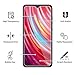 [3-Pack] PULEN for Xiaomi Redmi Note 8 Pro Screen Protector,HD Clear Scratch Resistant Bubble Free Easy Installation 9H Hardness Tempered Glass