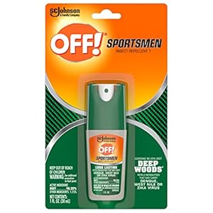 OFF! Deep Woods Sportsmen Insect Repellent Spritz, Maximum Strength, Bug Spray with up to 10 Hours of Protection, 1 oz (Pack of 12)
