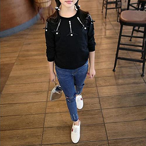 Kids Girl Jeans Fashion Printed Jeans Trousers Denim Pants Skinny Slim Fit Jeans Cute Cat/Rabbit Stretch Jeans2